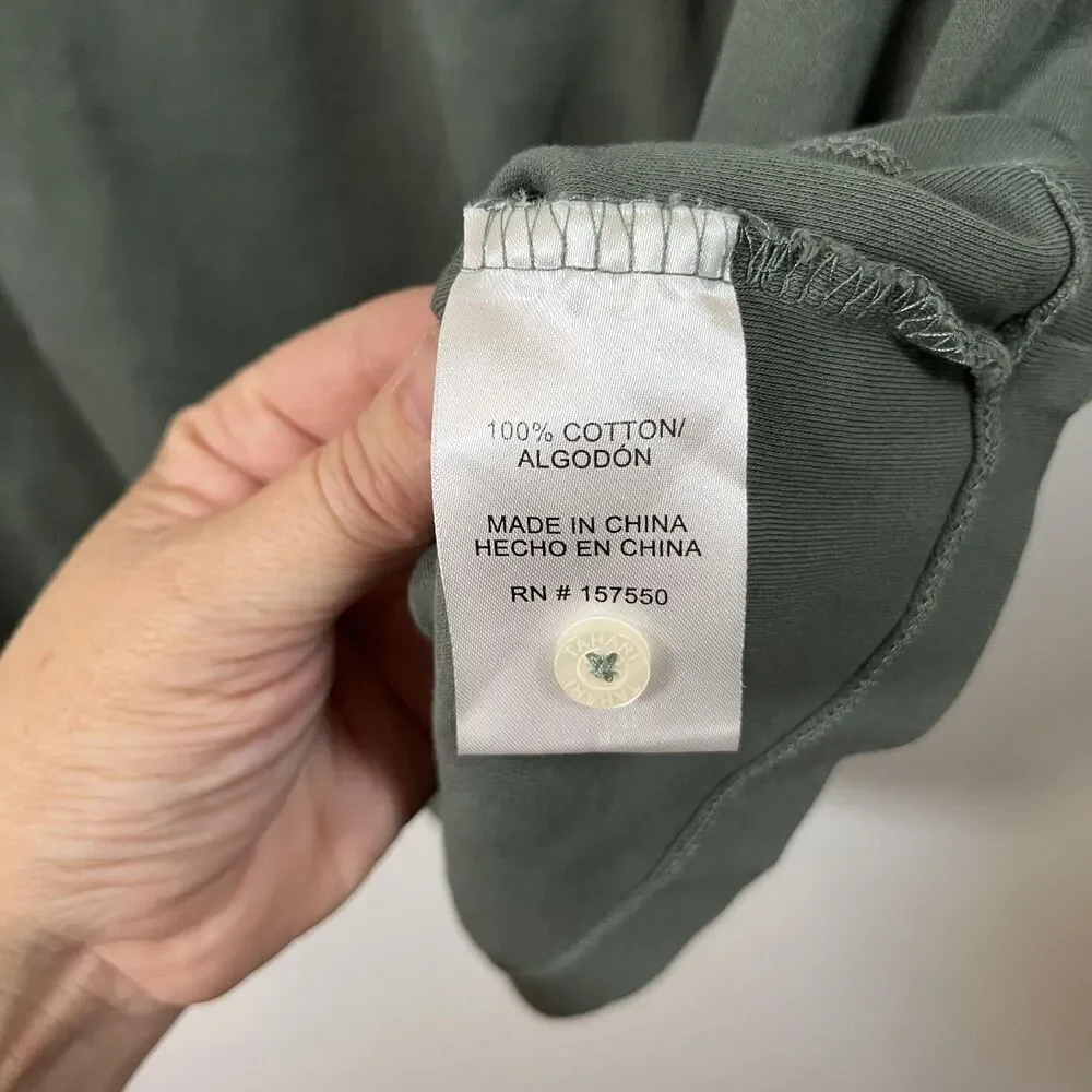 Tahari Polo Shirt Mens 2XL Green Cotton Short Sleeve Pocket Collared Casual - Picture 9 of 13